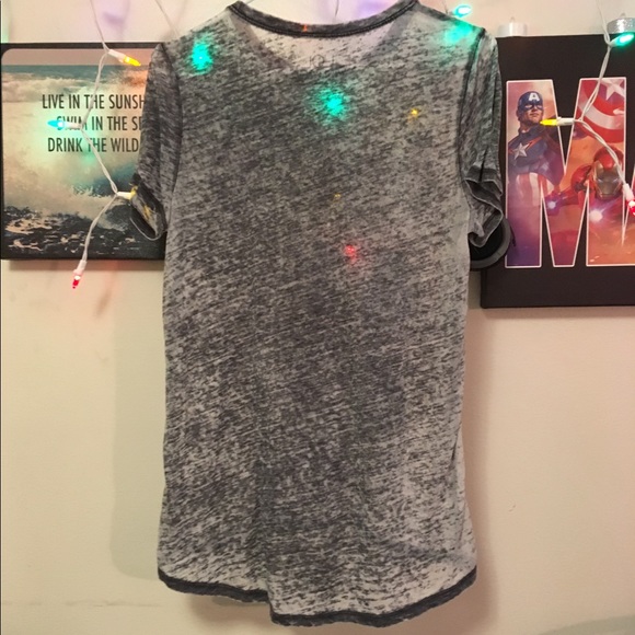 Moon cycle grey and white comfy large tee shirt - Picture 4 of 4